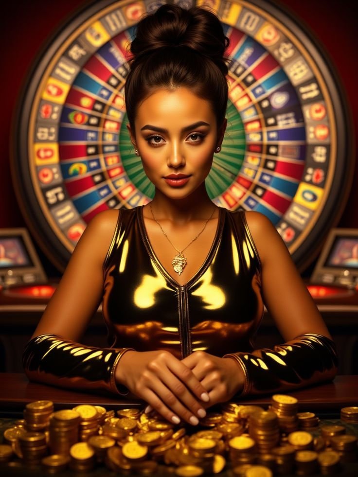 Antarmuka aplikasi user slot menampilkan meja blackjack langsung dan opsi menu game